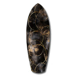 Golden Circles Glass Wall Art.