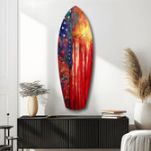 4th of July Glass Wall Art.