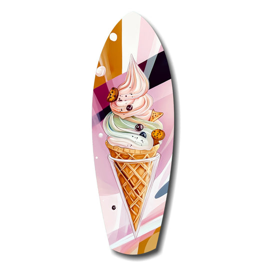 Icecream Dream Glass Wall Art.