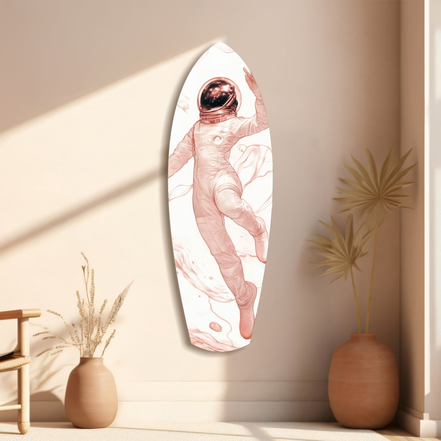 Astronaut in the Ocean Glass Wall Art.