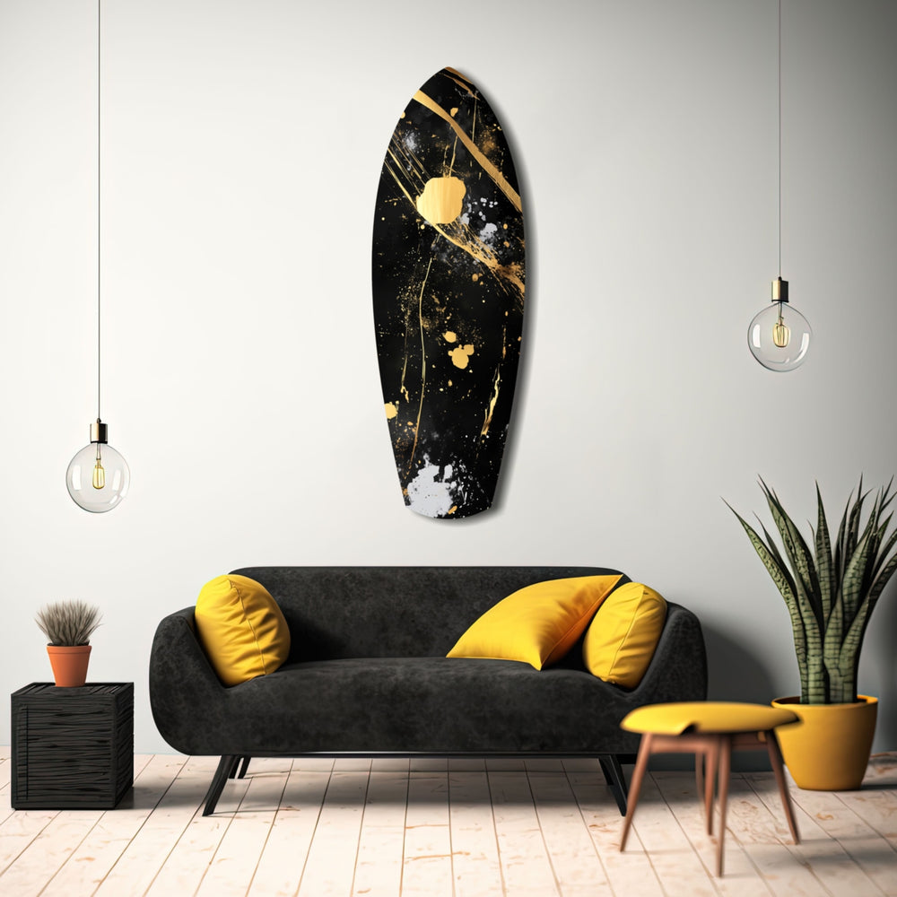 Golden Stained Glass Wall Art.