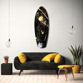 Golden Stained Glass Wall Art.