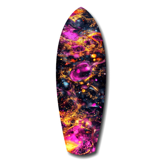 Kinetic Cosmos Glass Wall Art.