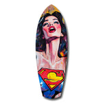 Supergirl Glass Wall Art.