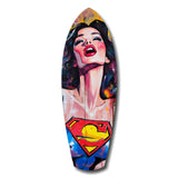 Supergirl Glass Wall Art