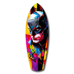 Shadowed Vigilante Glass Wall Art.