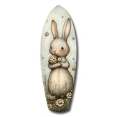 Cute Rabbit Glass Wall Art.