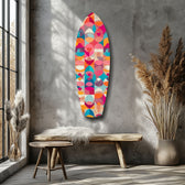 Cubic Art Glass Wall Art.