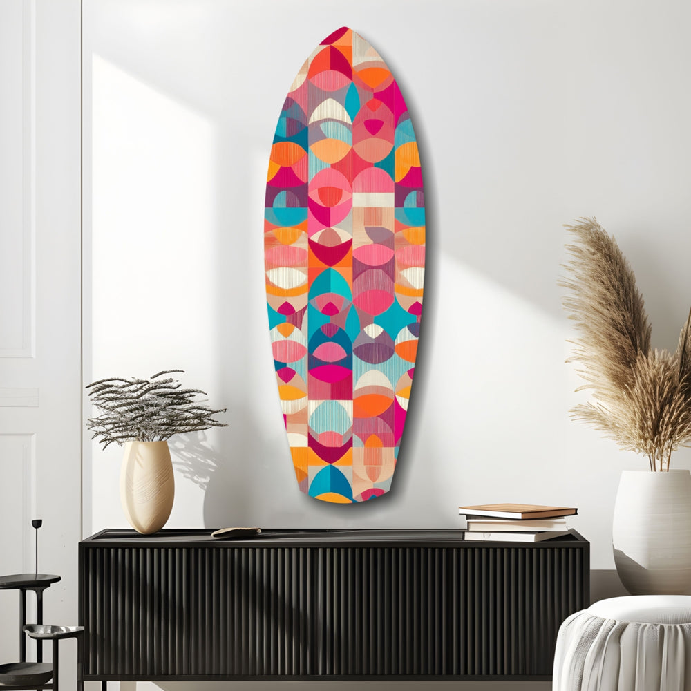 Cubic Art Glass Wall Art.