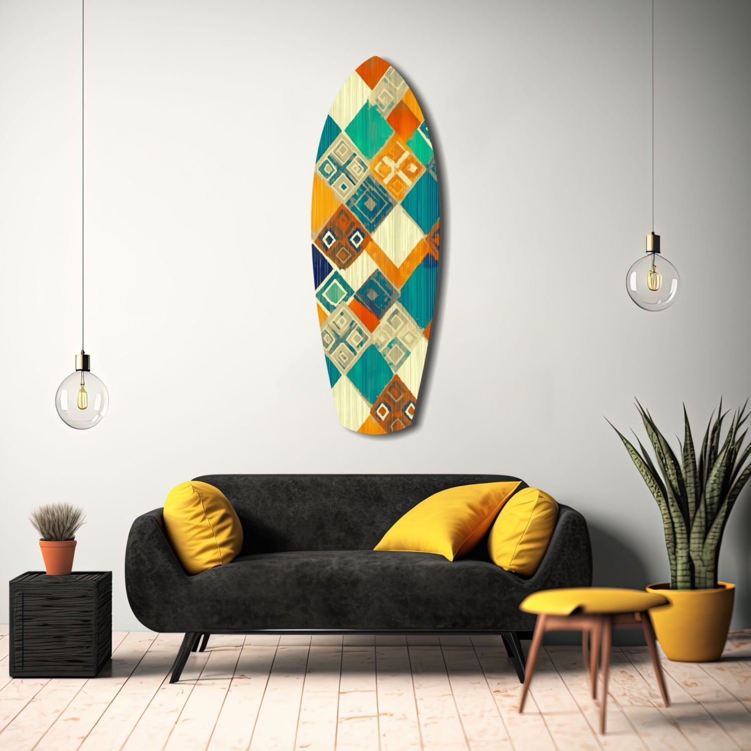 Abstract Art Glass Wall Art.