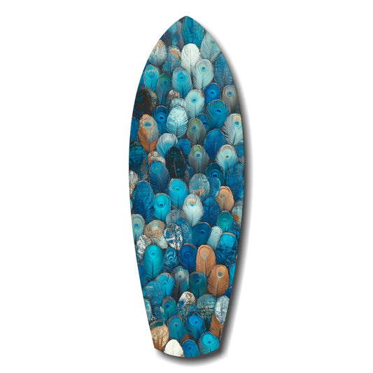 Feathers of the Haven Glass Wall Art.
