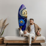 Kinetic Cosmos Glass Wall Art.