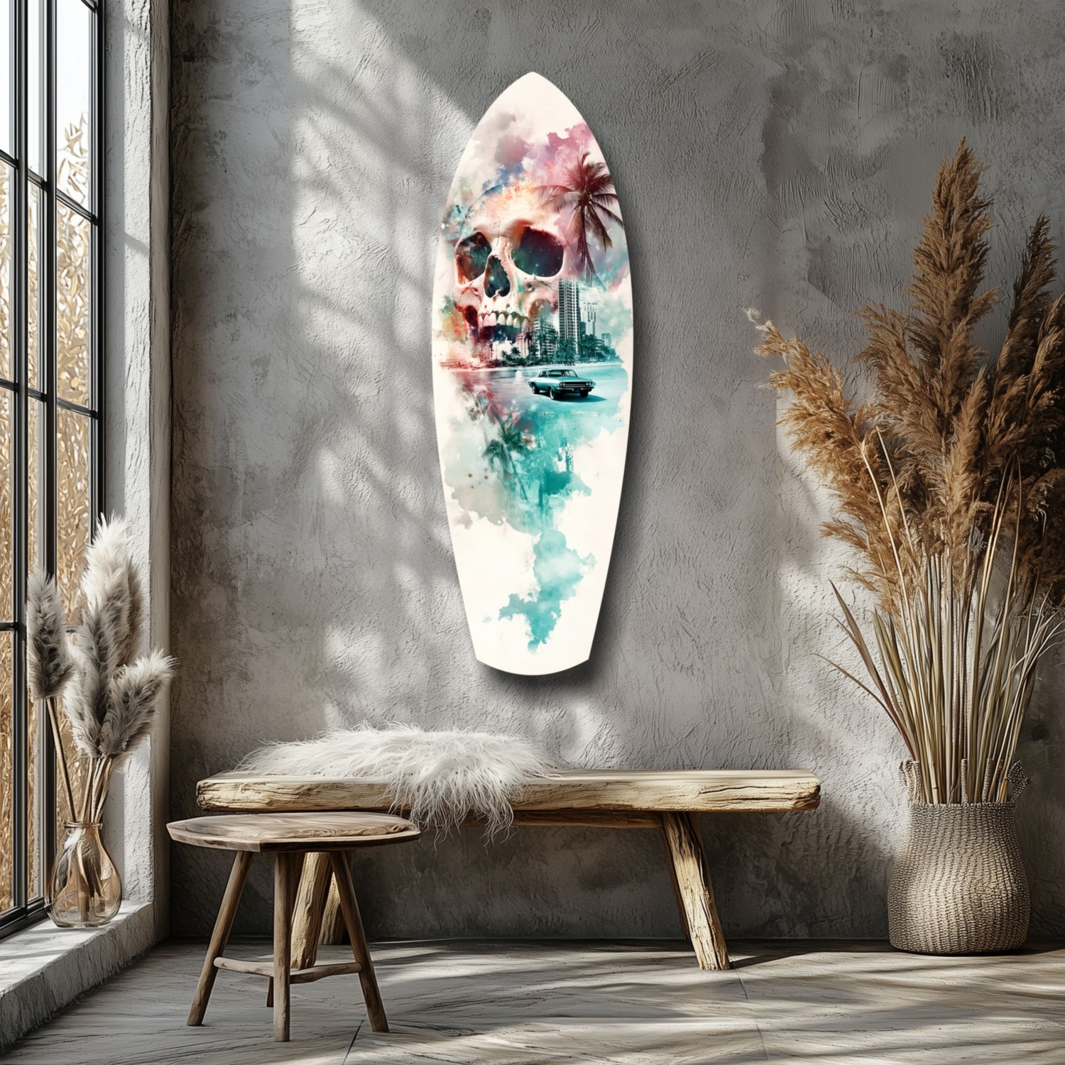 Miami Heat Glass Wall Art.