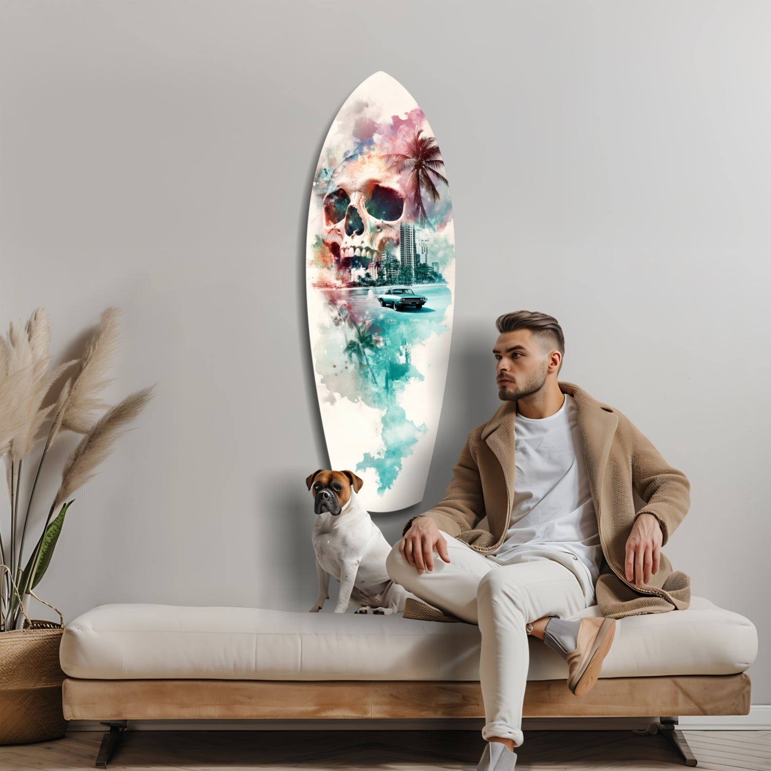 Miami Heat Glass Wall Art.