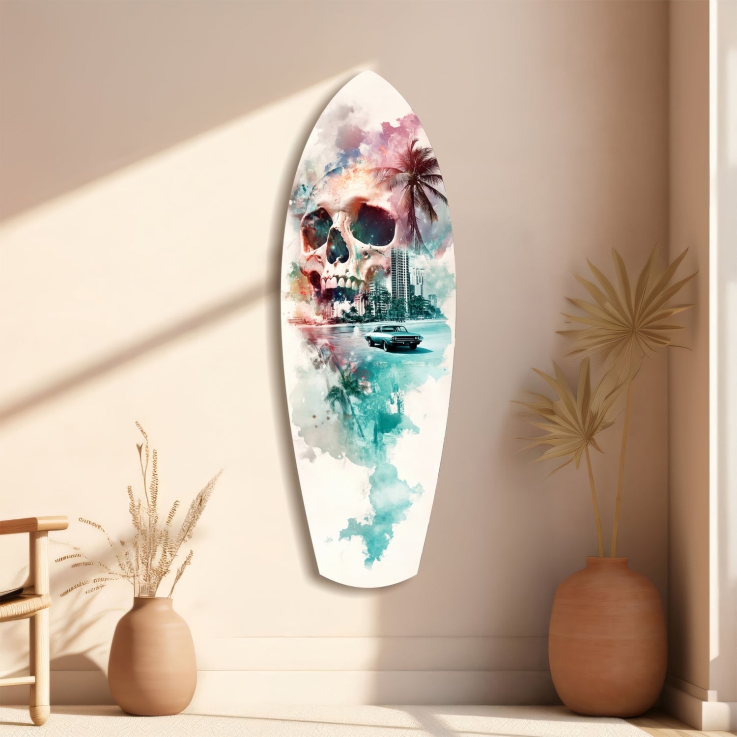 Miami Heat Glass Wall Art.