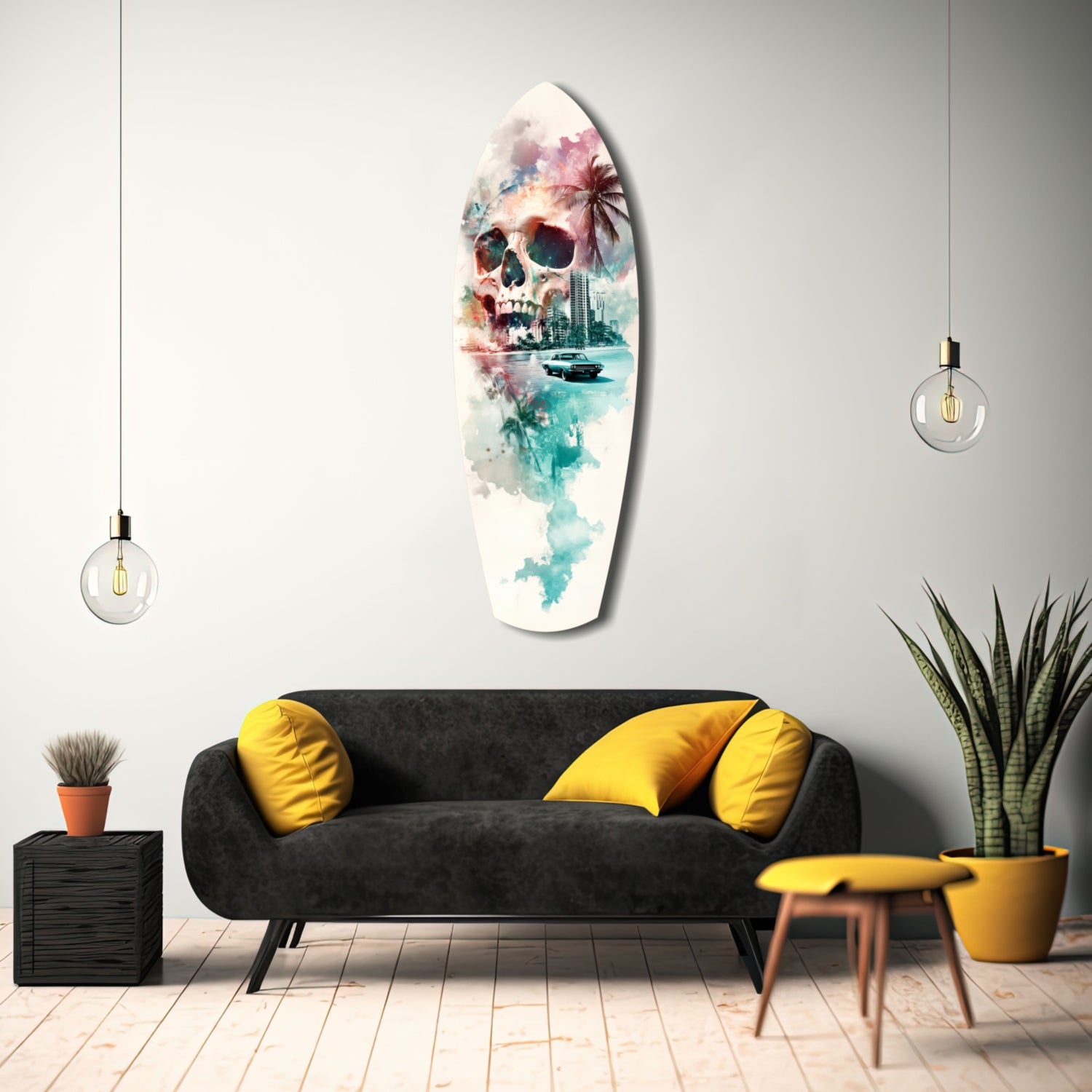 Miami Heat Glass Wall Art.