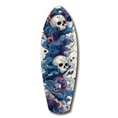 Midnight Skull Nocturnal Shadows Glass Wall Art.