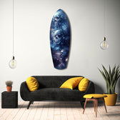 Midnight Skull Nocturnal Shadows Glass Wall Art.