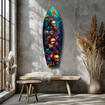 Coral Depths Skulls of the Sea Glass Wall Art.