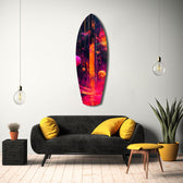 Kinetic Cosmos Glass Wall Art.