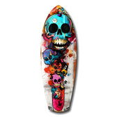 Street Soul Graffiti Skulls Glass Wall Art.