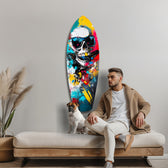 Street Soul Graffiti Skulls Glass Wall Art.