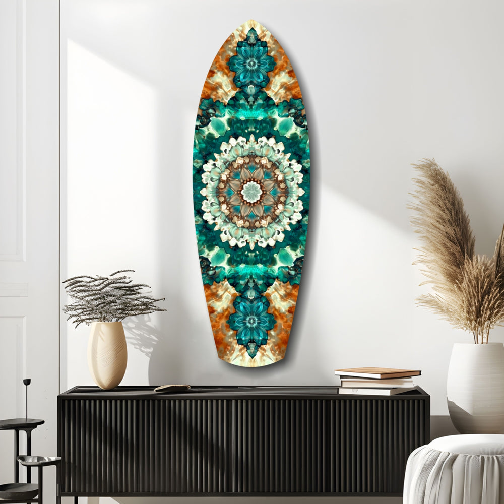 Emerald Dreams Glass Wall Art.