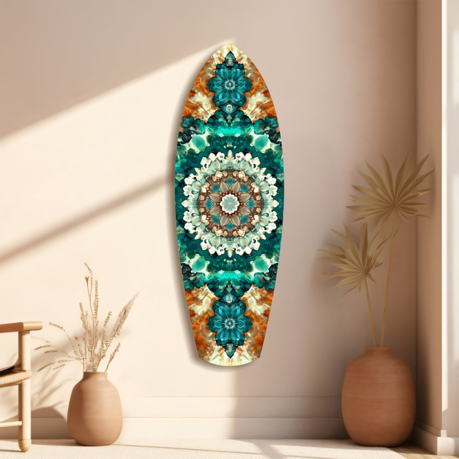 Emerald Dreams Glass Wall Art.