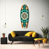 Emerald Dreams Glass Wall Art.