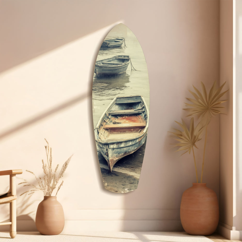 Drift of Solitude Glass Wall Art.