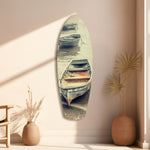 Drift of Solitude Glass Wall Art.
