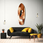 Listening the Waves Glass Wall Art.