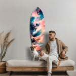 Wavy Ocean Glass Wall Art.