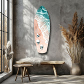 Seashore Glass Wall Art.