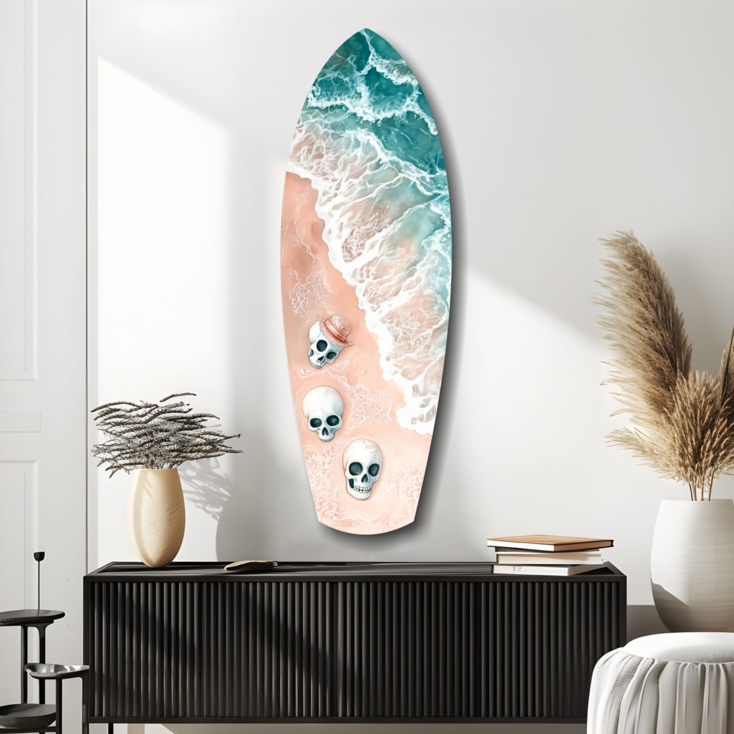 Seashore Glass Wall Art.