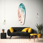 Seashore Glass Wall Art.