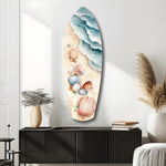 Shoreline Treasures  Glass Wall Art.