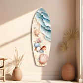 Shoreline Treasures  Glass Wall Art.