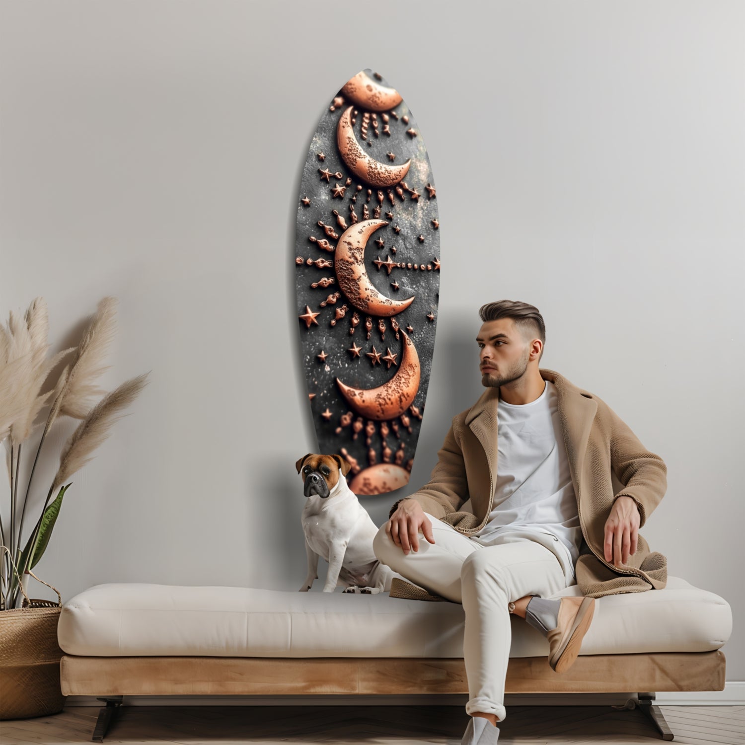 Lunar Order Glass Wall Art.