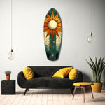 Radiant Horizon Glass Wall Art.