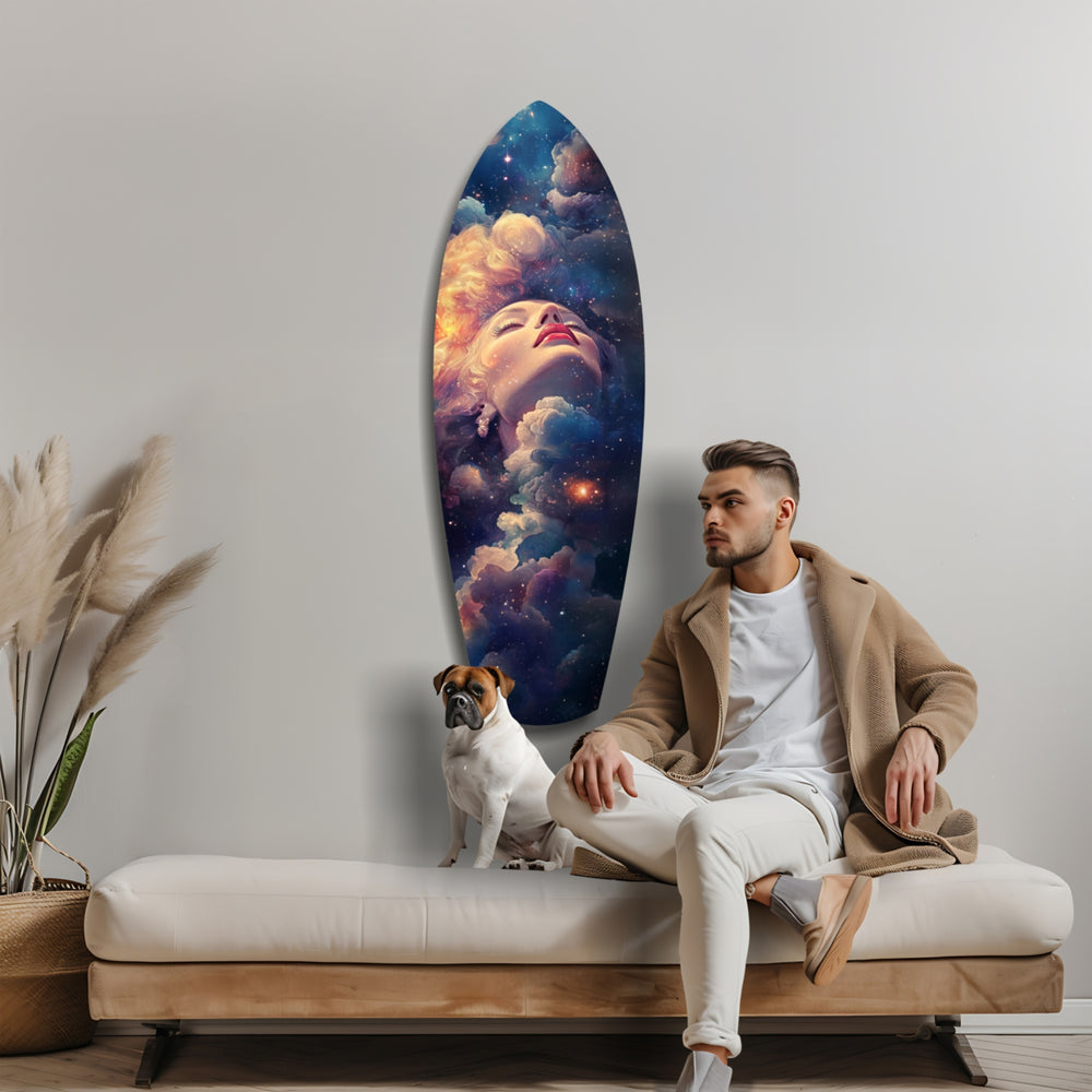 Celestial Dreamer Glass Wall Art.