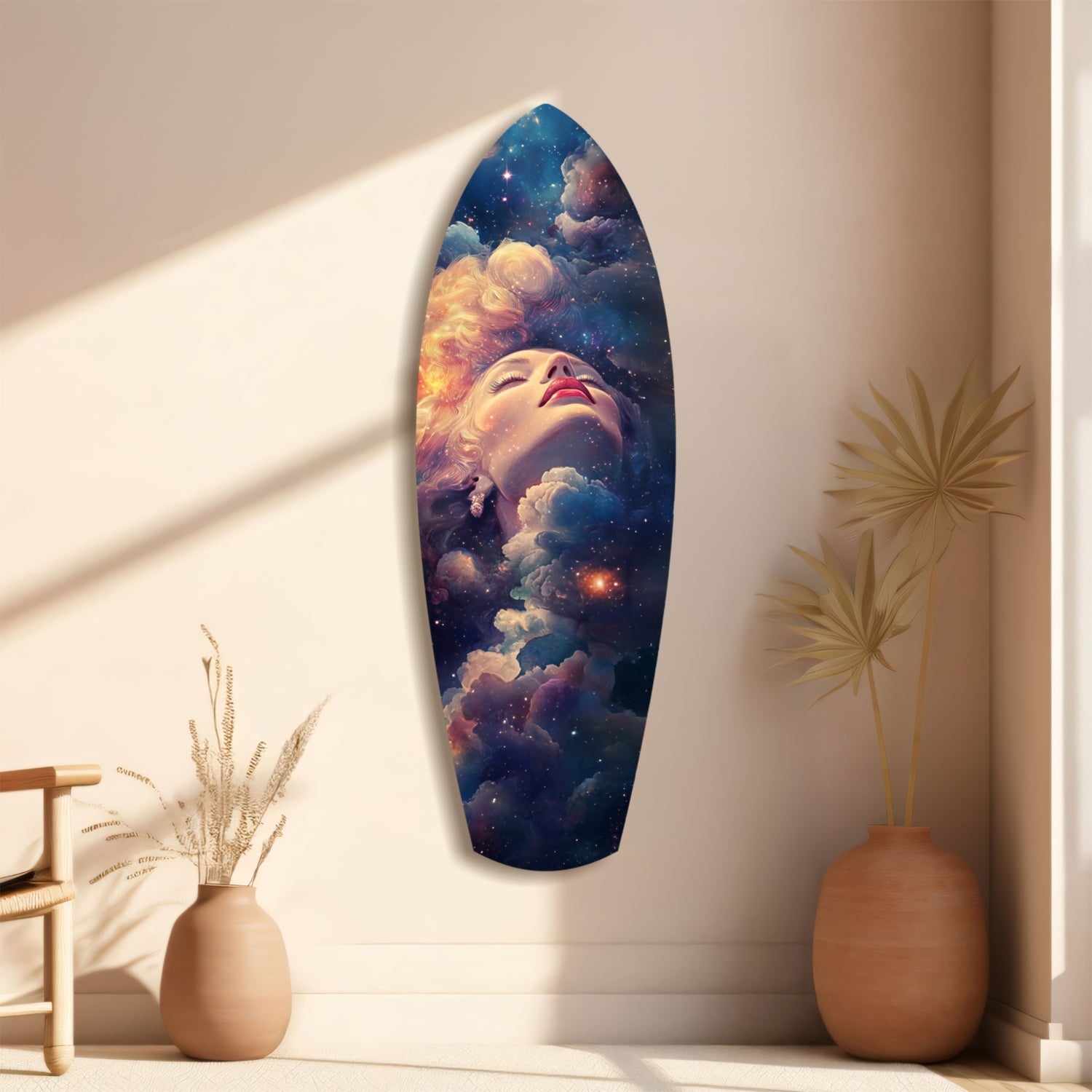 Celestial Dreamer Glass Wall Art.