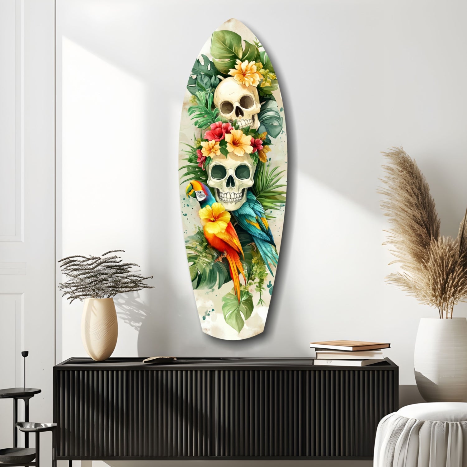 Tropical Mystique Glass Wall Art.