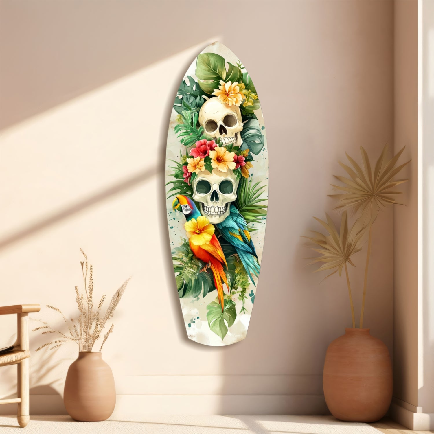 Tropical Mystique Glass Wall Art.