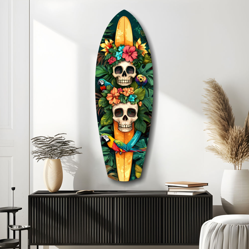 Tropical Mystique V2 Glass Wall Art.