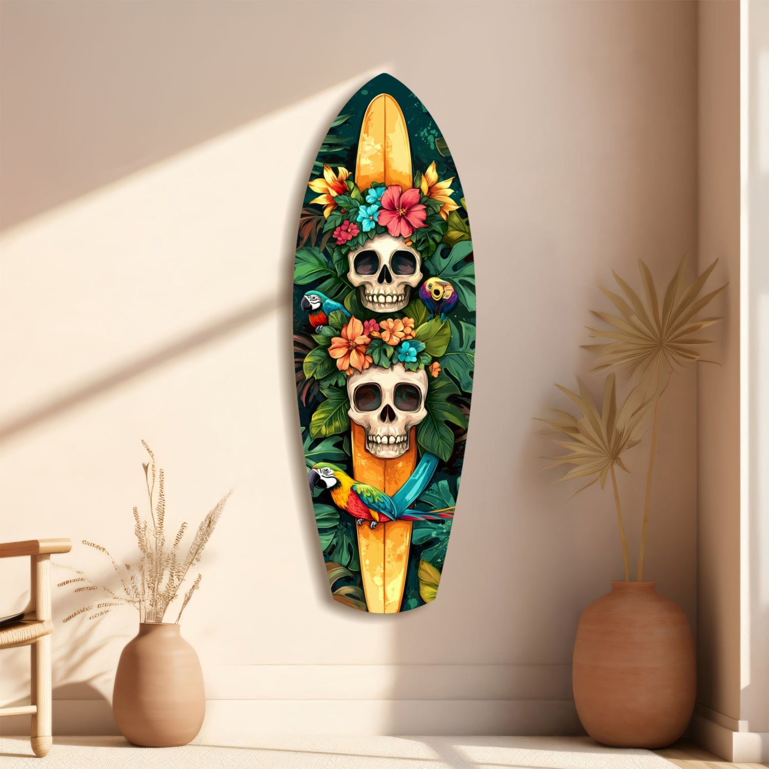 Tropical Mystique V2 Glass Wall Art.