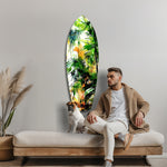 Tropical Forest Glass Wall Art.