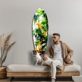 Tropical Forest Glass Wall Art.