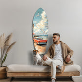 Timeless by the Sea Glass Wall Art.