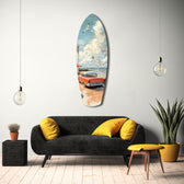 Timeless by the Sea Glass Wall Art.